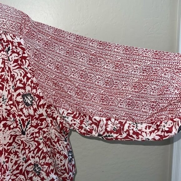 Free People Rogue Floral Open Front Kimono 100% Rayon Womens Size Medium - Picture 4 of 12